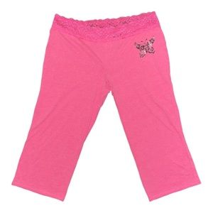 hot pink y2k capri pants